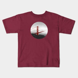 Golden Gate Bridge (Vectorillustration) Kids T-Shirt